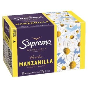 CAJA DE TE MANZANILLA SUPREMO