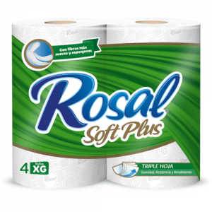 ROLLO TRIPLE HOJA XG SOFT PLIS ROSAL 4R