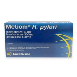 CAJA METIOM H PYLORI 98 CAPSULAS DISPENSADOR