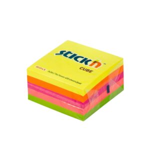 BLOCK STICKN 3*3 CUBO 5 COLORES NEON 400 HOAS