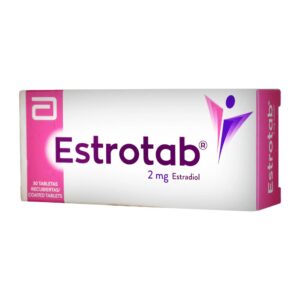 ESTROTAB ESTRADIOL 2 MG ABBOTT 30 TABLETAS