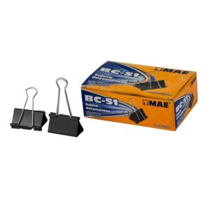 PRENSA PAPELES MAE 51MM 12 UNIDADES