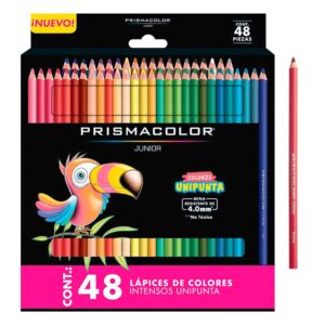CRAYON DE MADERA PRISMACOLOR ESCOLAR 2153017 48 COLORES LARGO JUNIOR