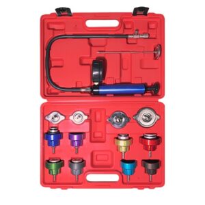 TESTER PROBADOR DE FUGAS DE RADIADOR 14 PIEZAS