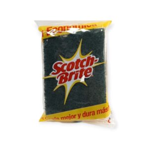 ESPONJA DOBLE USO SCOTCH BRITE AMARILLO VERDE ECONOMICA