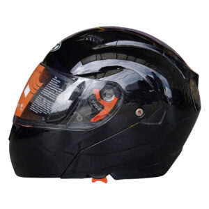 CASCO PARA MOTORISTA NEGRO BRILLANTE